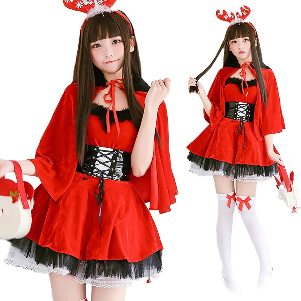 クリスマス サンタ コスプレ 衣装 ロリータ 楽天市場】サンタ ロリータの通販